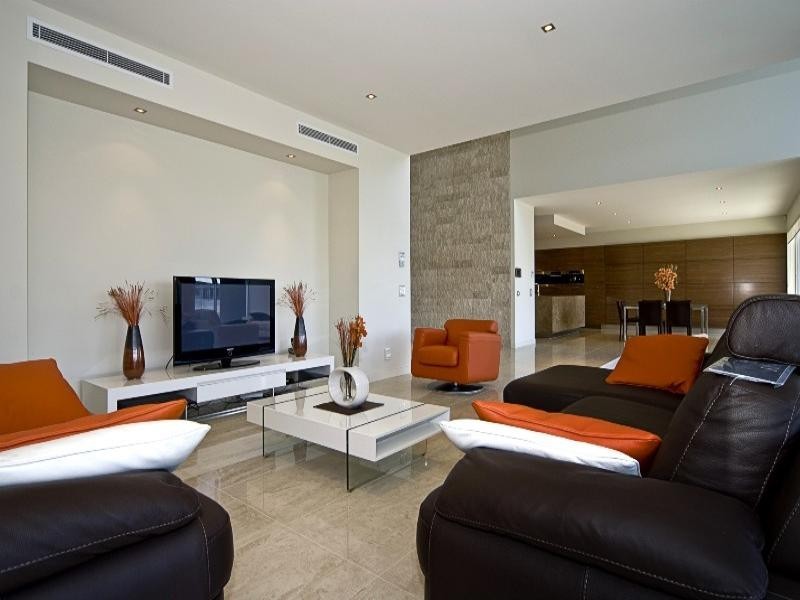 contemporary style living room