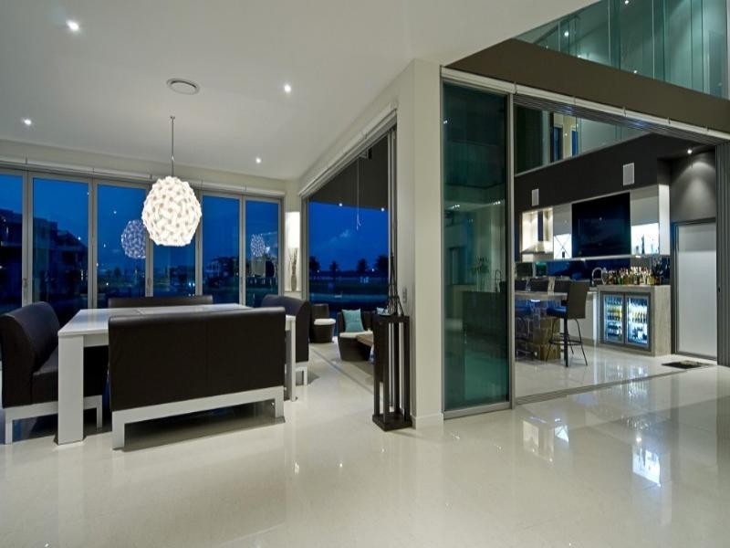 contemporary style living room