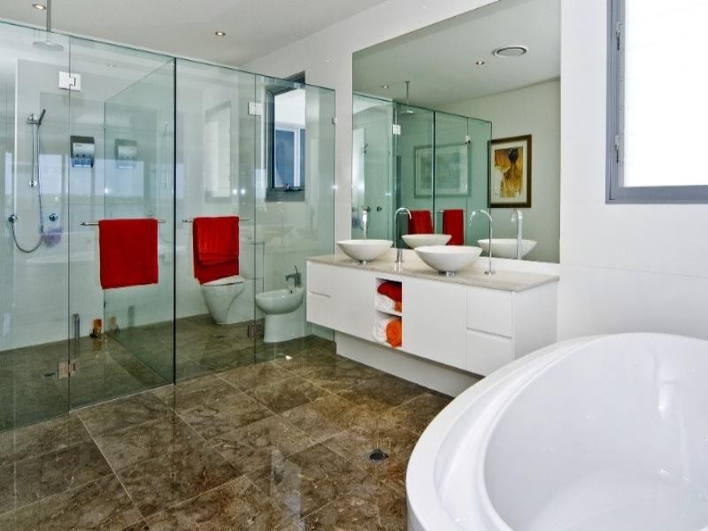 contemporary style bathroom