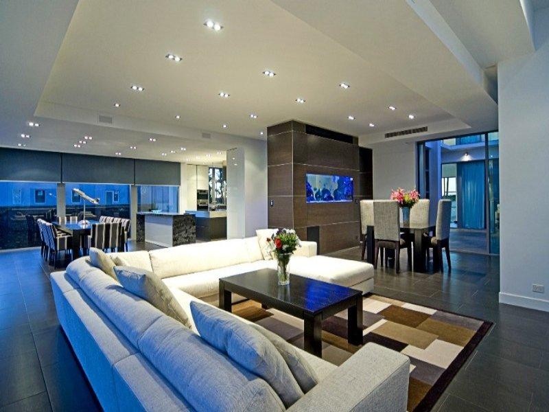 contemporary style living room
