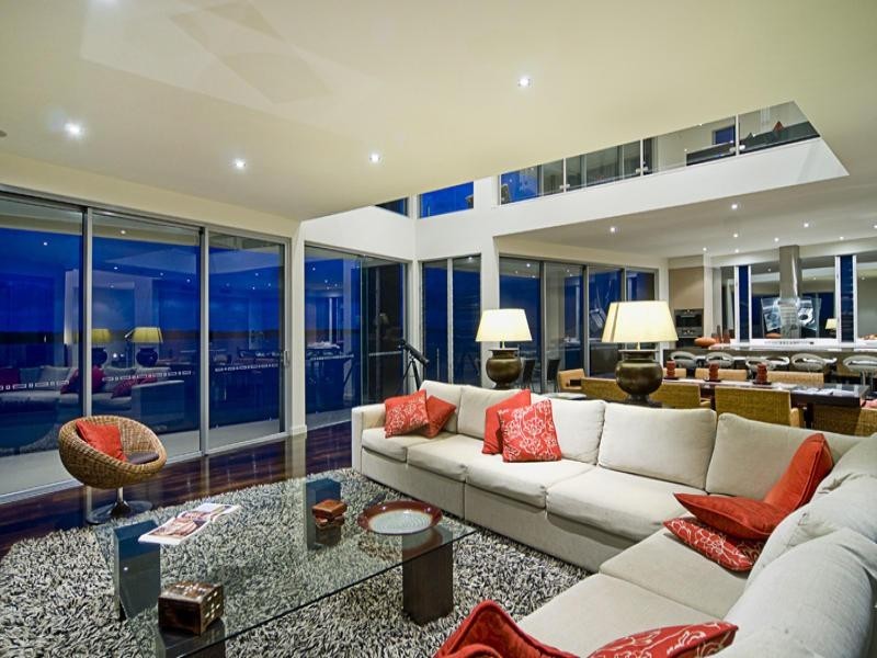 contemporary style living room