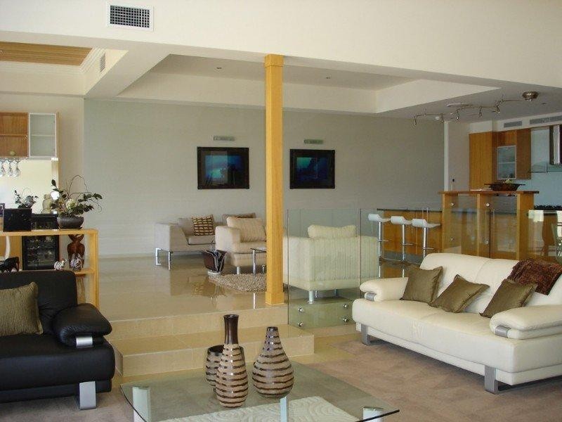 contemporary style living room