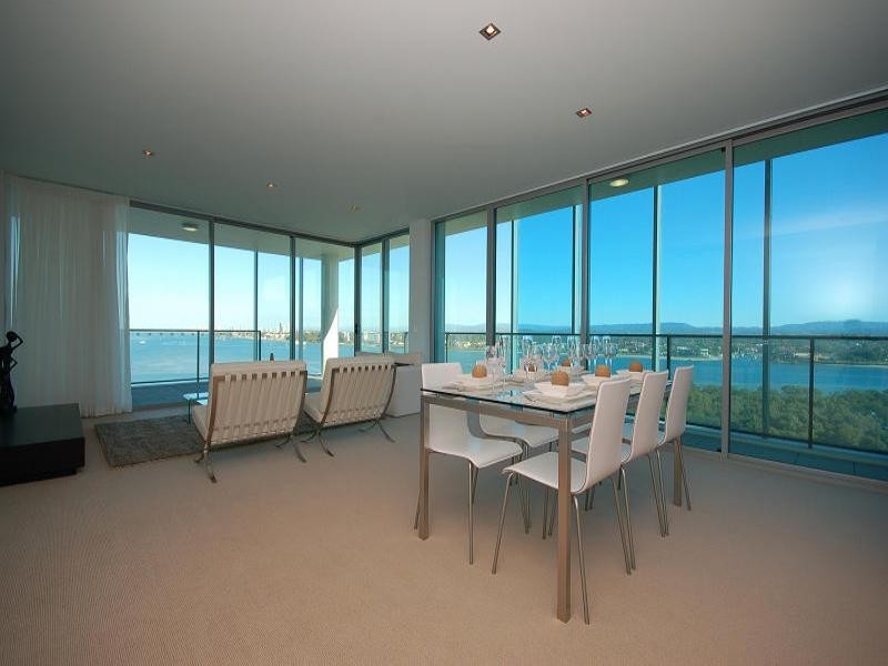 contemporary style dining room