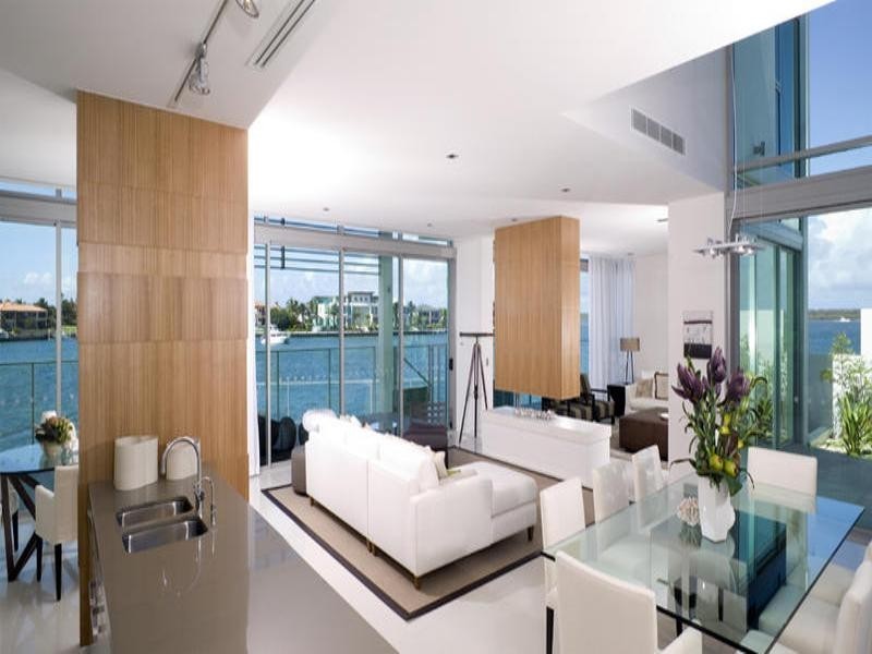 contemporary style living room