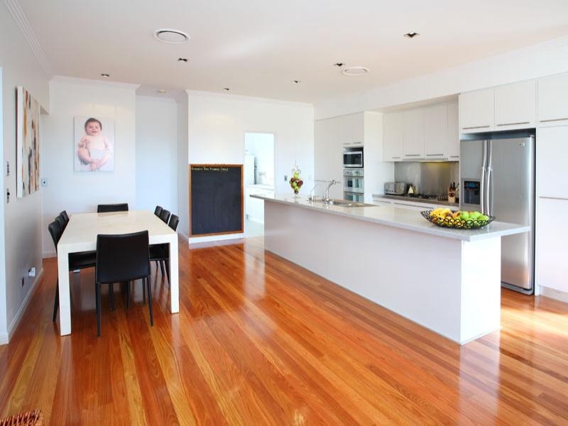 contemporary style dining room
