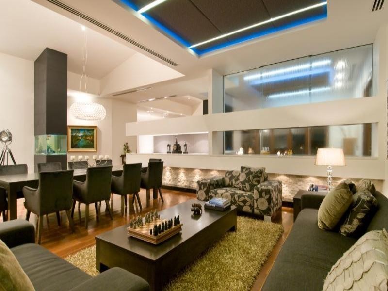 contemporary style living room