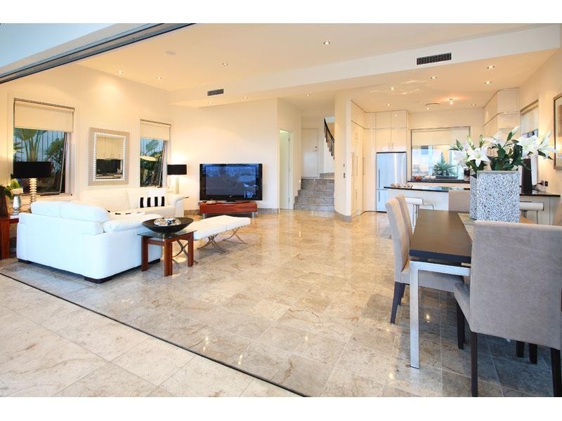 contemporary style living room