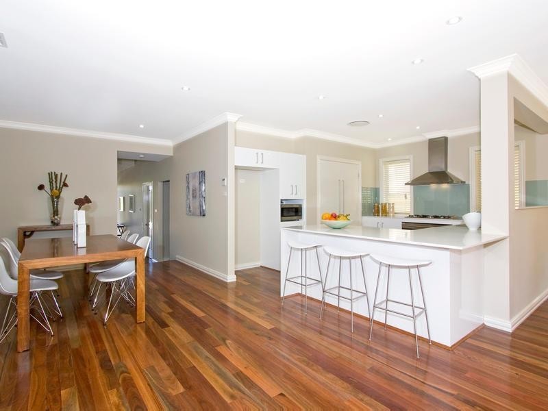 contemporary style dining room