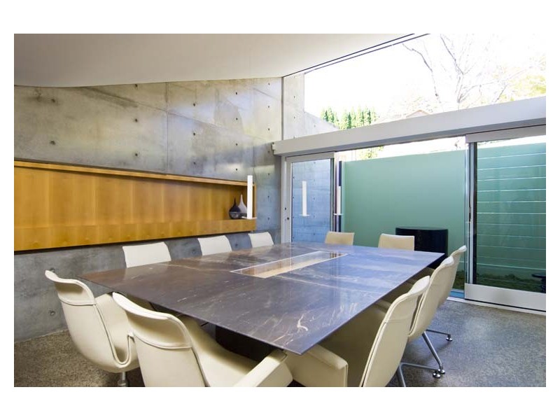 contemporary style dining room