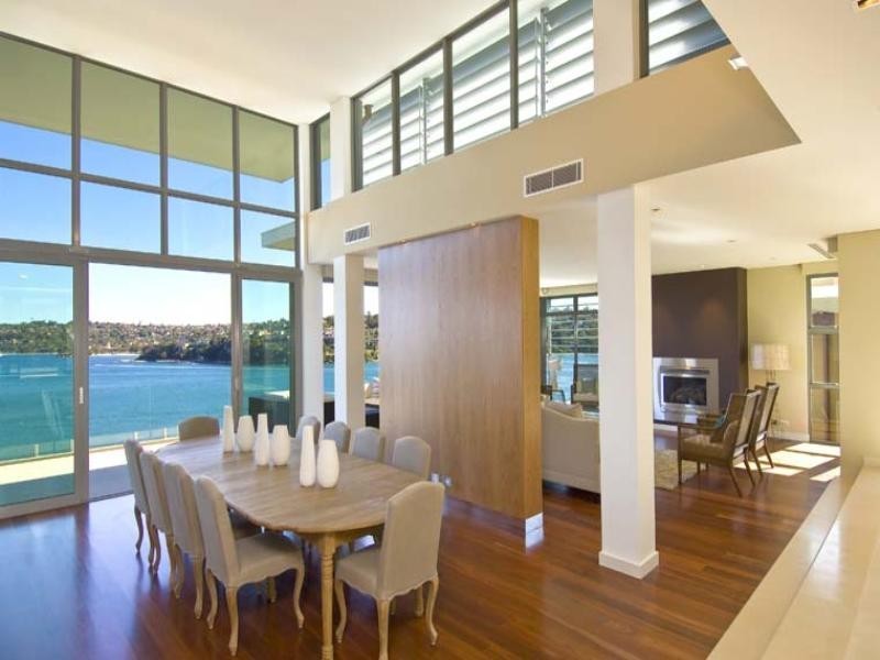 contemporary style dining room