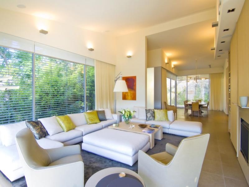 contemporary style living room