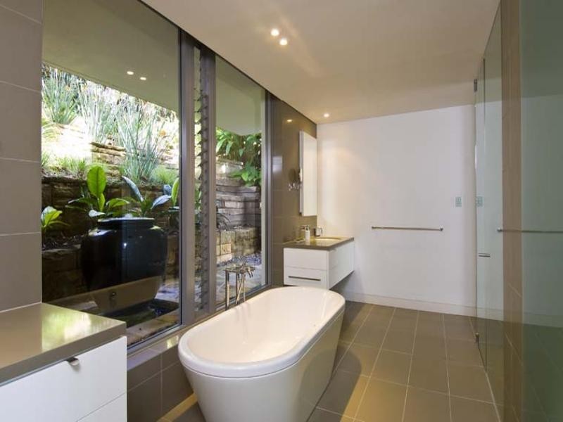 contemporary style bathroom