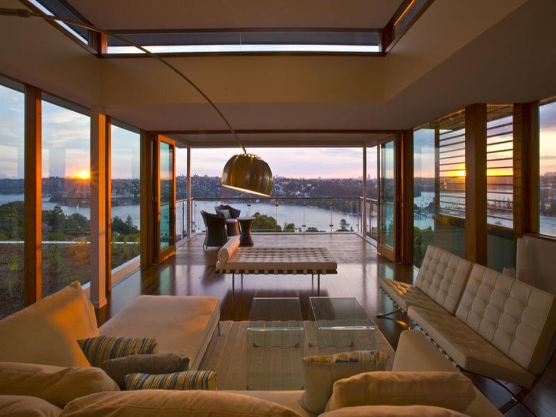 contemporary style living room