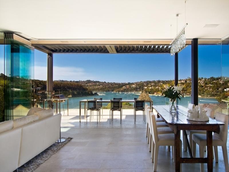 contemporary style dining room