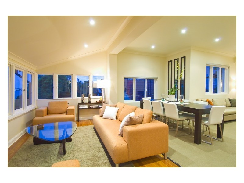 contemporary style living room