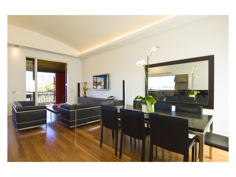 contemporary style dining room