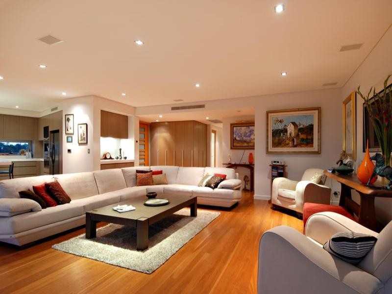 contemporary style living room