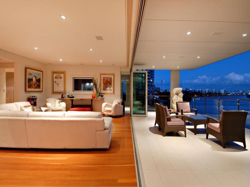 contemporary style living room