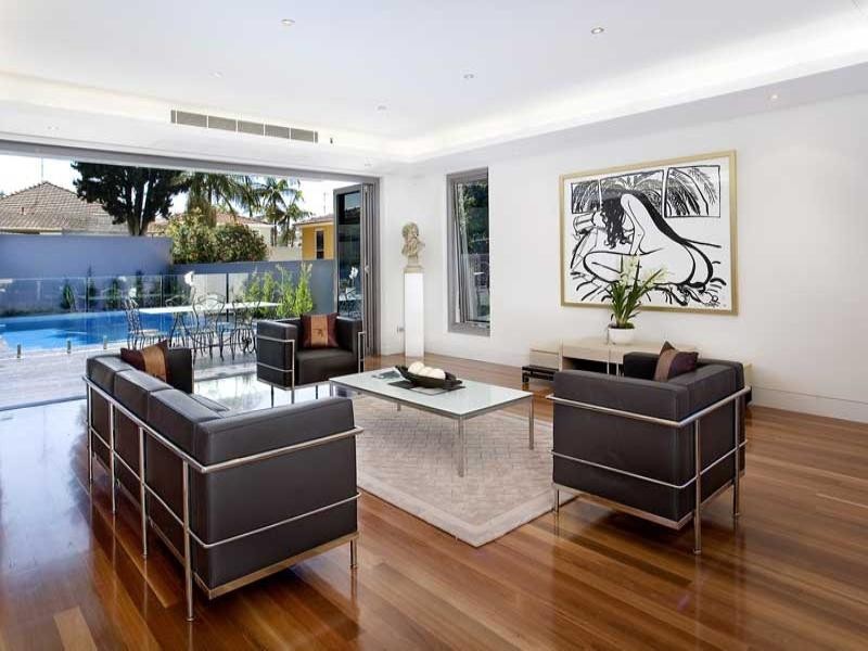 contemporary style living room