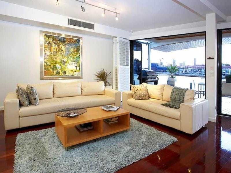 contemporary style living room