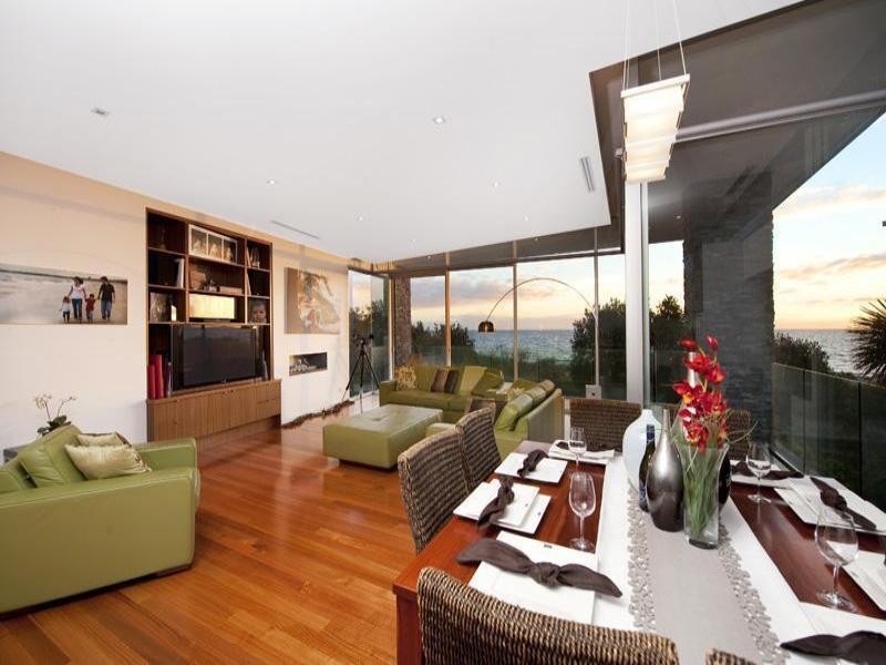 contemporary style dining room