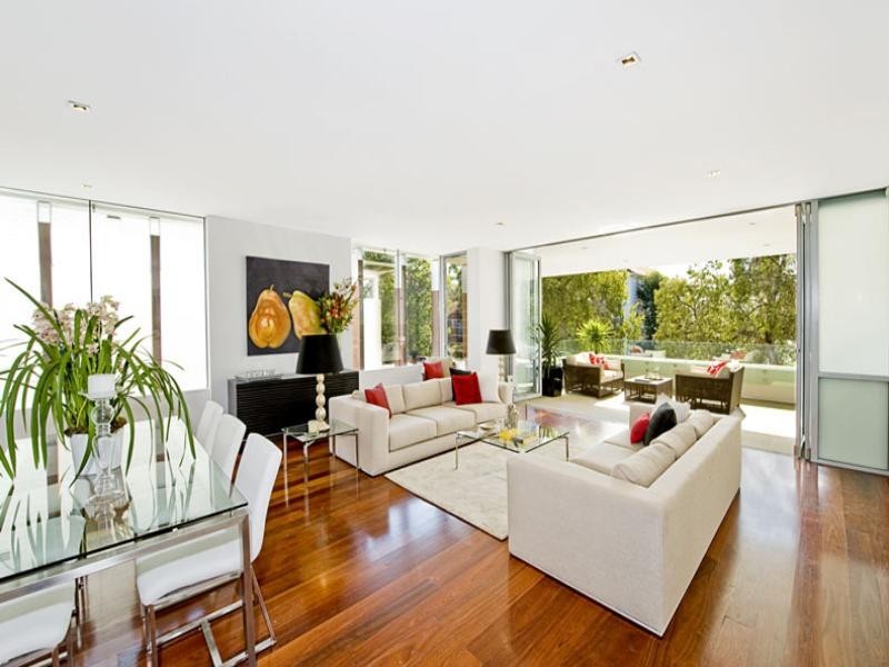 contemporary style living room