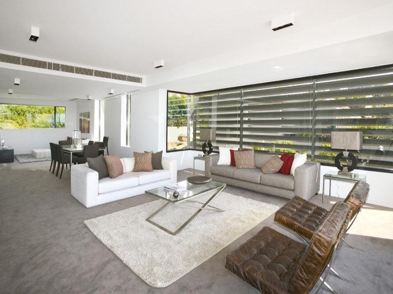 contemporary style living room