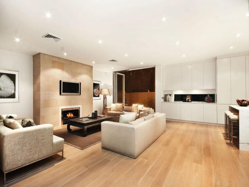 contemporary style living room