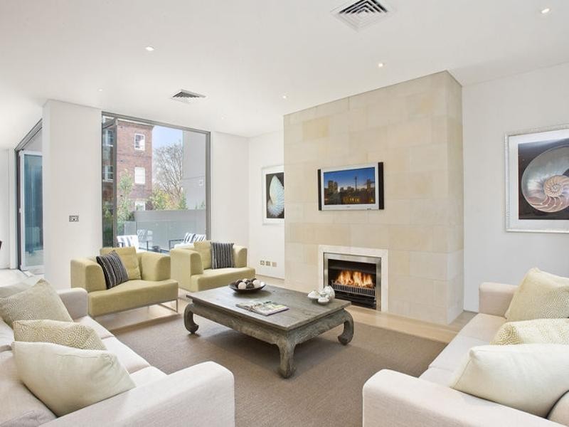 contemporary style living room