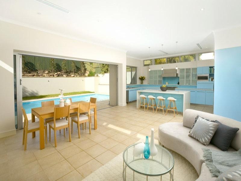 contemporary style dining room