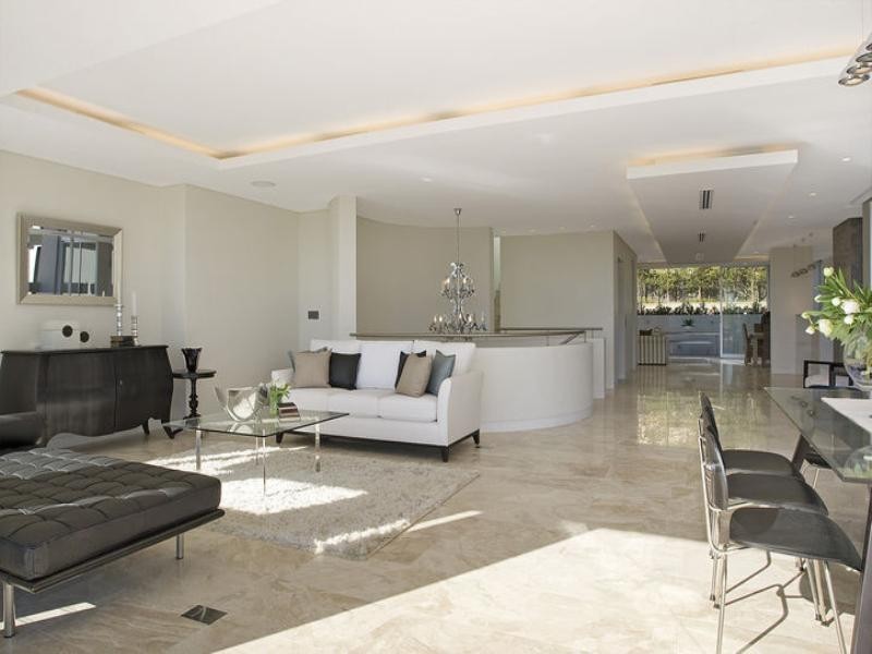 contemporary style living room