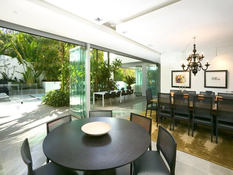 contemporary style dining room