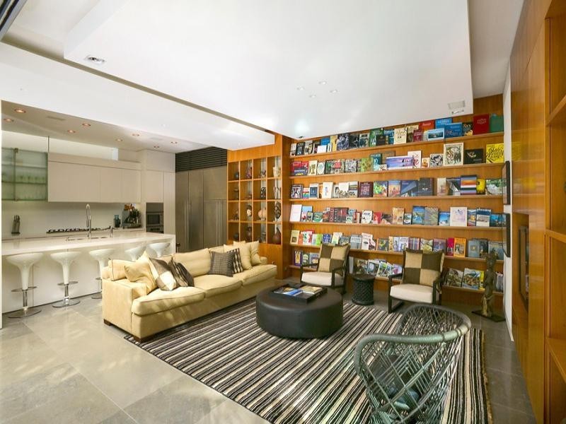 contemporary style living room