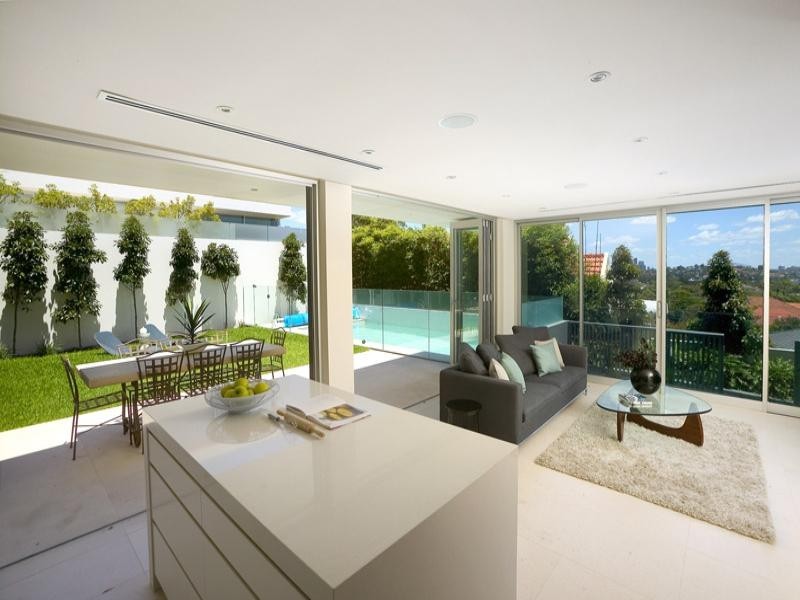 contemporary style living room