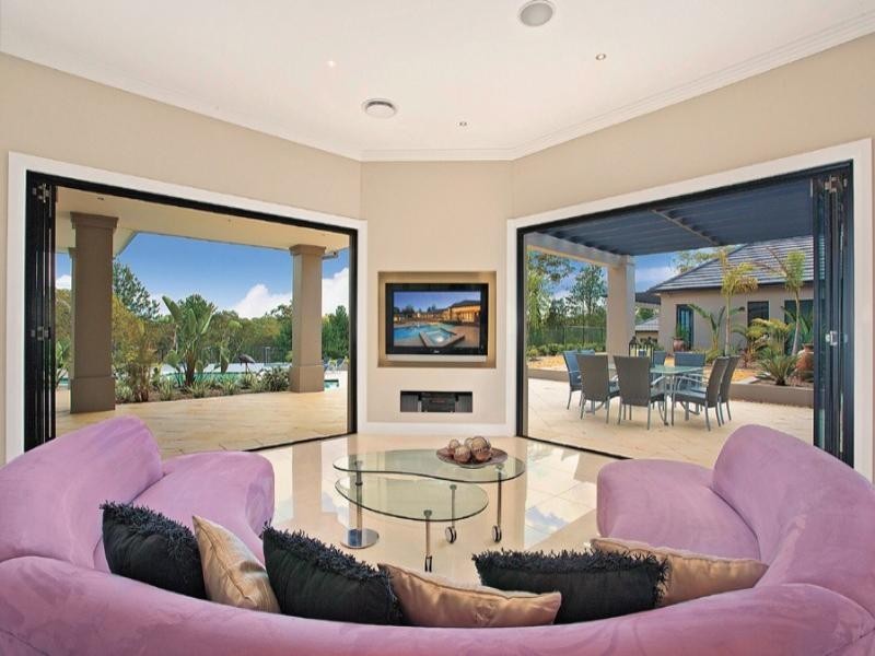 contemporary style living room