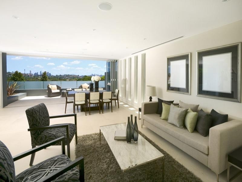 contemporary style living room