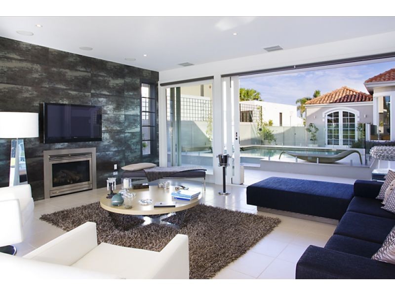 contemporary style living room