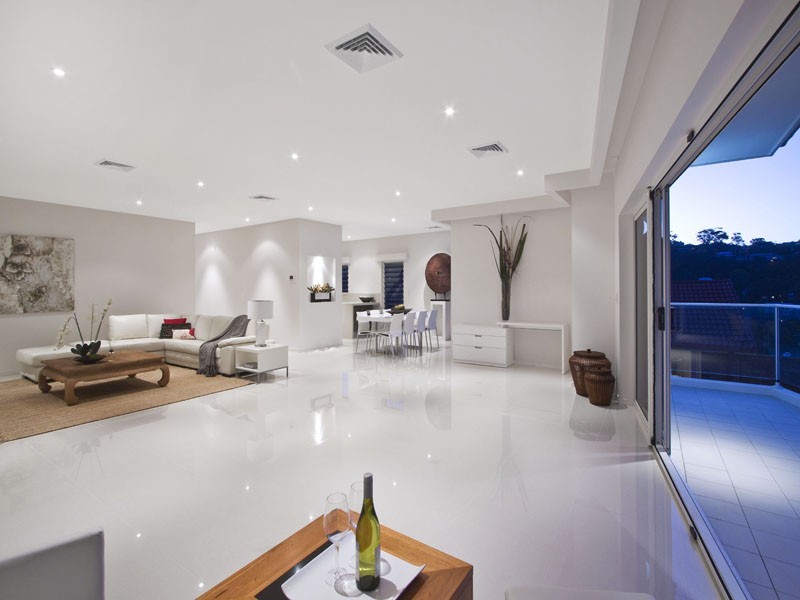 contemporary style living room